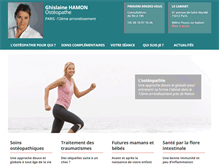 Tablet Screenshot of osteopatheparis12.info